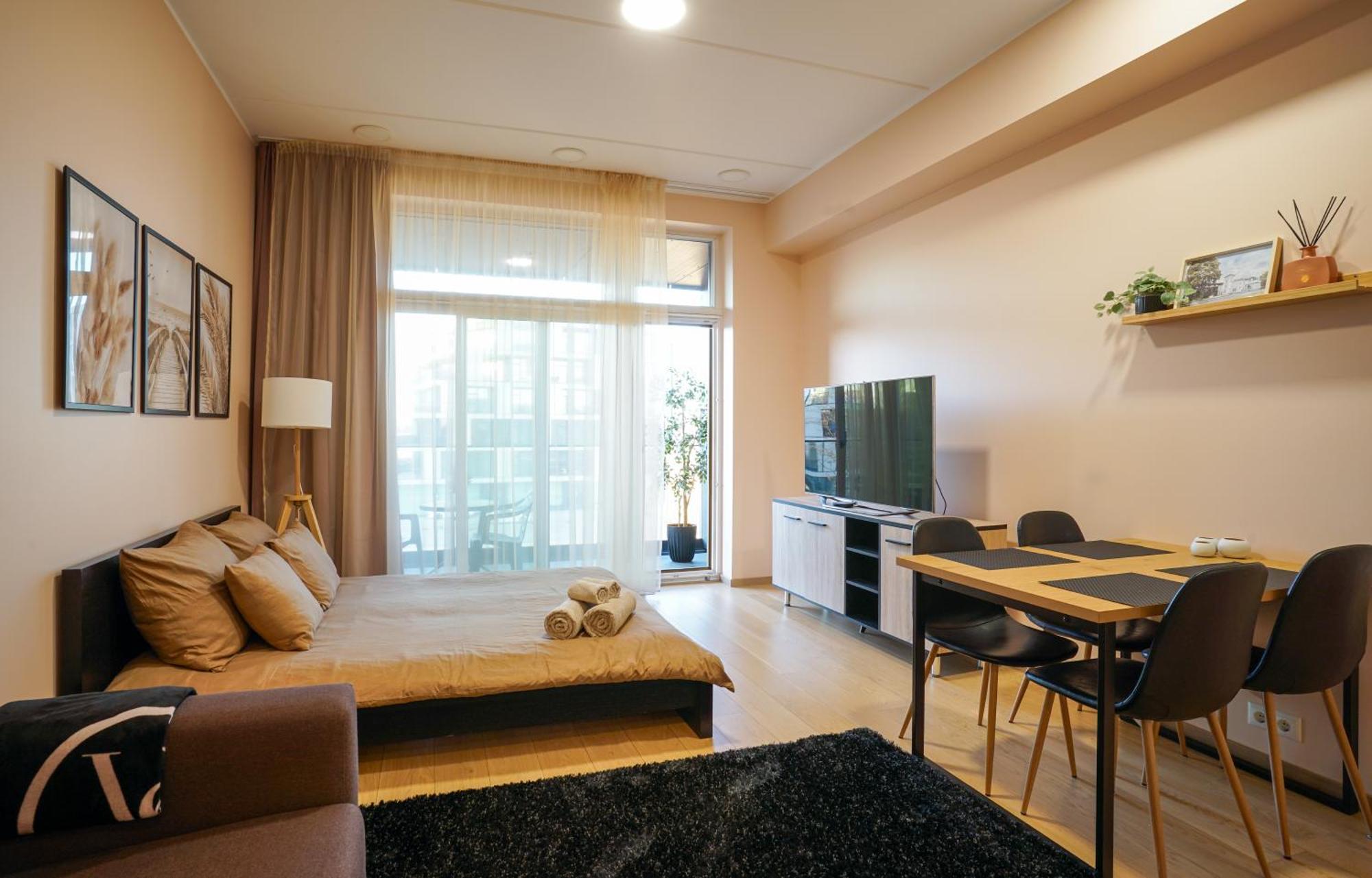 Apartment Cozy Center Studioapartment, Free Parking